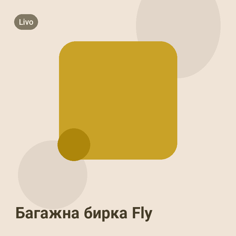 Багажна бирка Fly