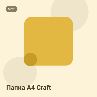 Папка А4 Craft
